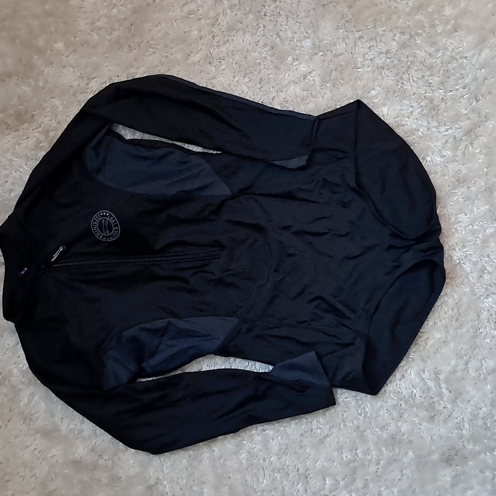 PHINIKISS Long-Sleeved Zip Front Swim Suit XXL